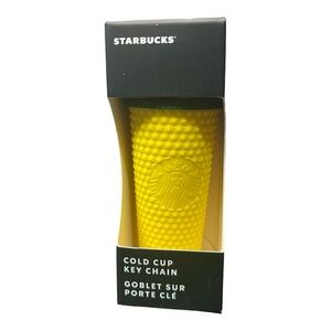 Starbucks Key Chain Ornament Yellow Pineapple Hawaii Exclusive